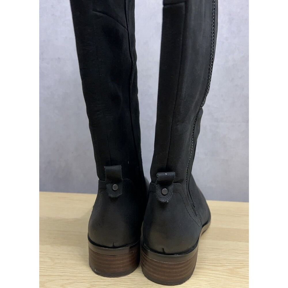Lot of 2 Aldo Women’s Brown/Black Leather Side Zip Riding Boots Size 6.5 - Picture 4 of 16